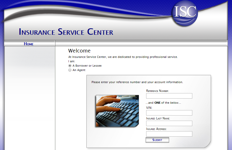 Insurance Service Center Login next step