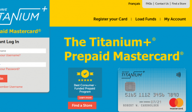 Titanium+ Prepaid Card Logo
