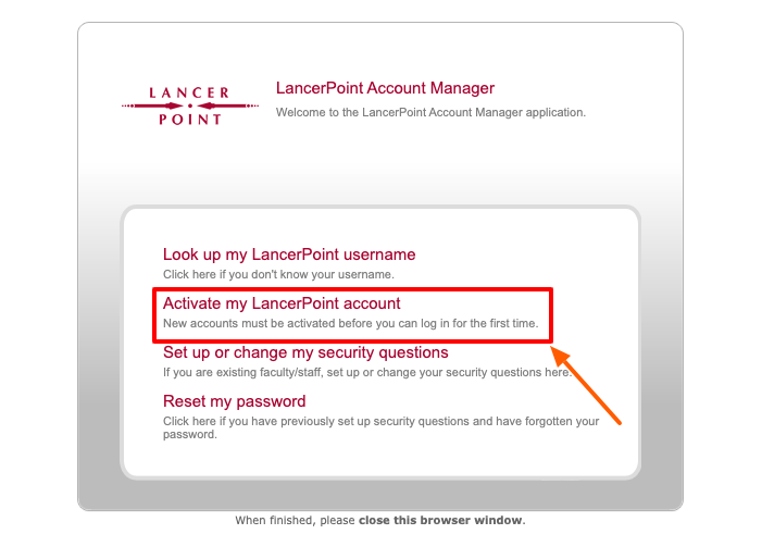 ppc lancerpoint activate