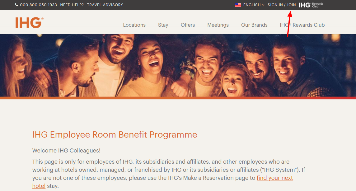 IHG Employee Join