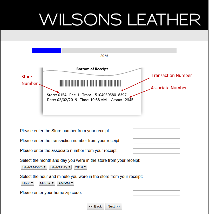 Wilsons Leather Survey