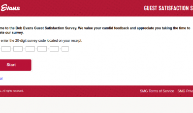 Bob Evans Guest Satisfaction Survey