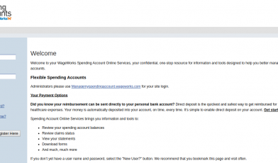 Login - Spending Accounts