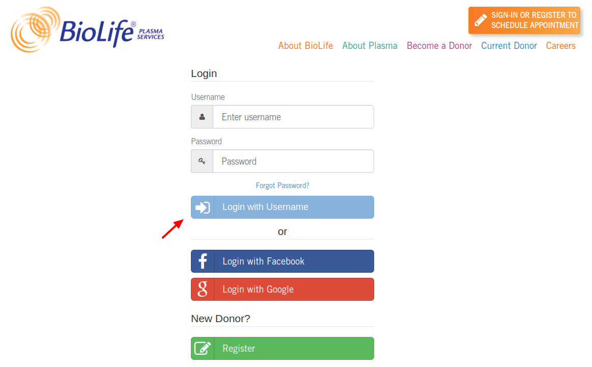 BioLife Plasma Services Login