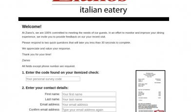 Zianos Survey