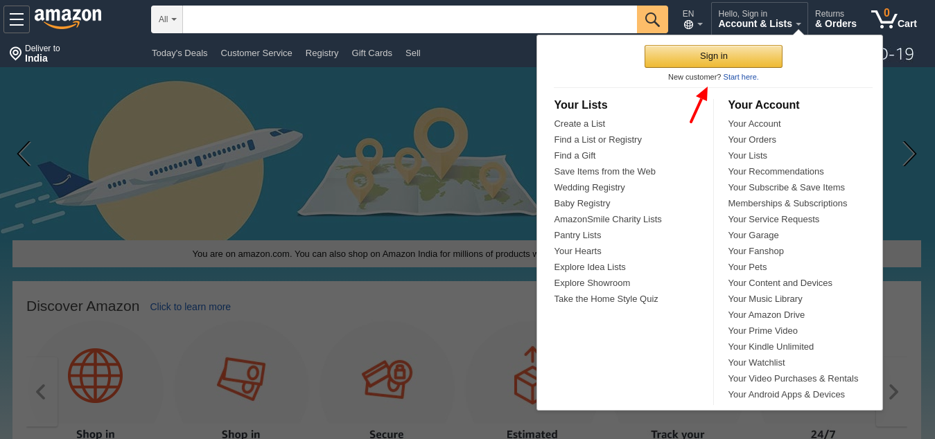 Amazon Register