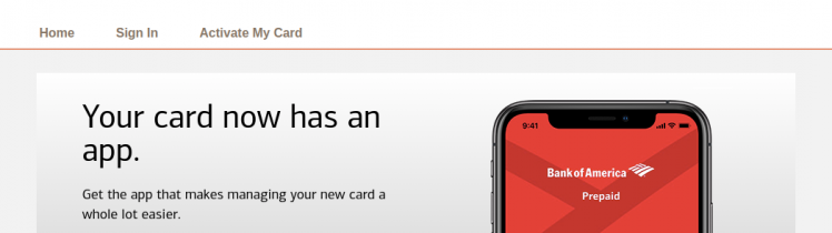 Bank of America EDD Debit Card Logo