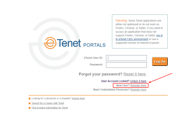 Employee Login Process of ETenetan Employee Account