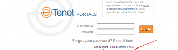 Employee Login Process of ETenetan Employee Account