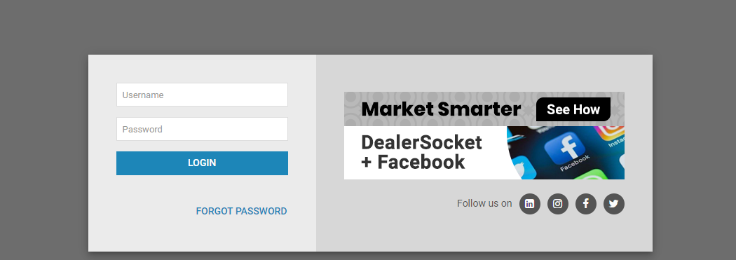 DealerSocket Account login