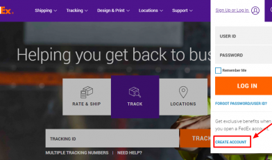 How to Create an Account with FedEx