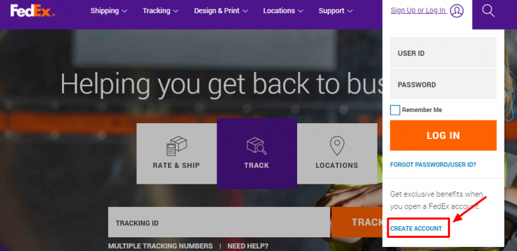 How to Create an Account with FedEx