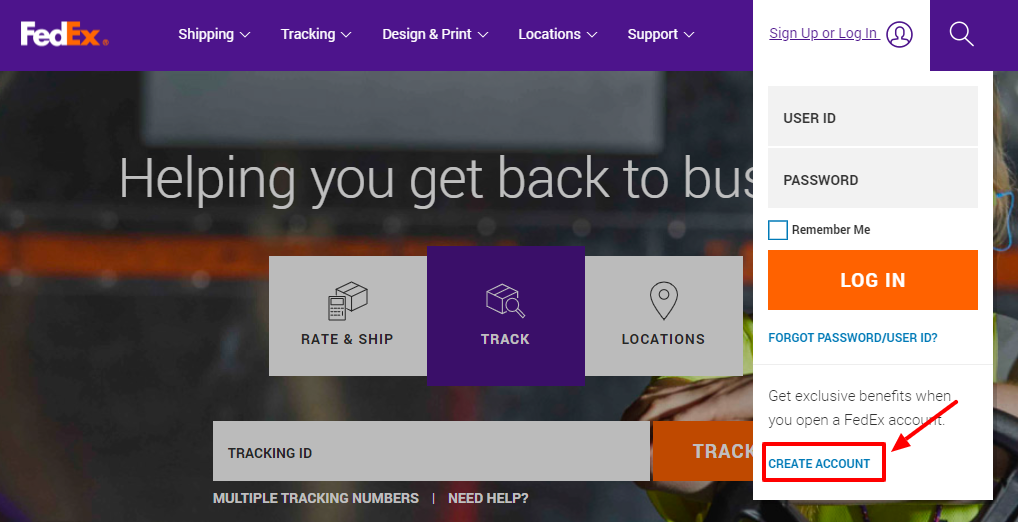 How to Create an Account with FedEx