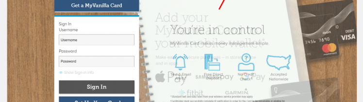How to get a MyVanilla Debit Card