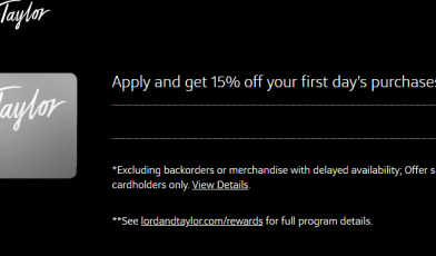 Lord and Taylor Credit Card