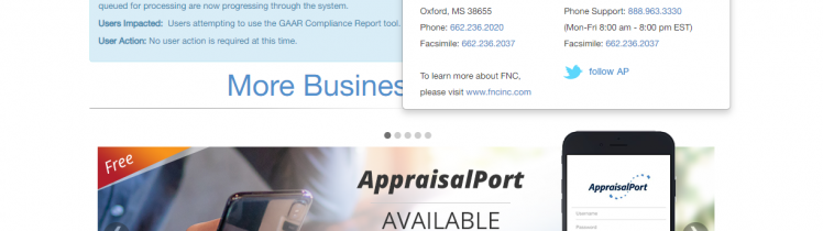 appraisalport login tips