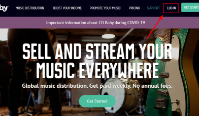 CD Baby Artist Login