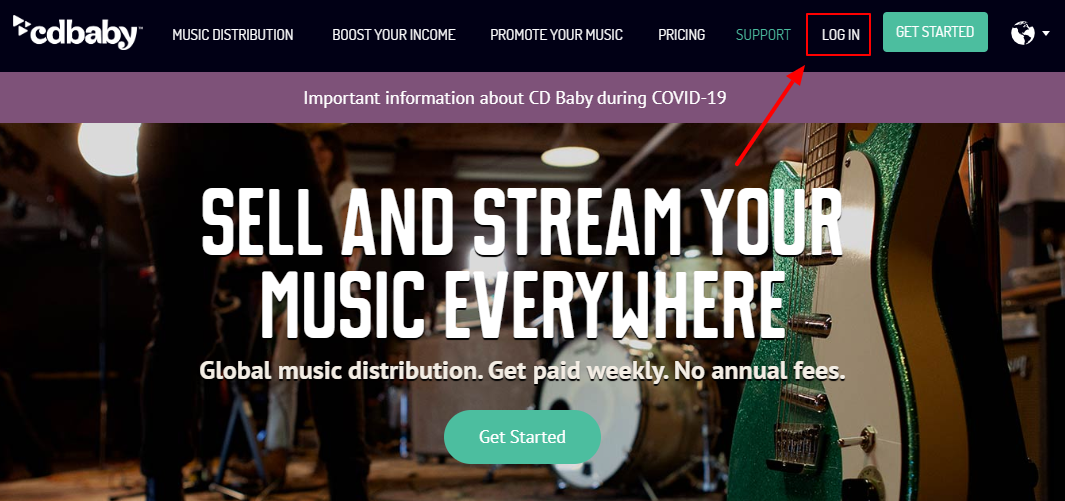 CD Baby Artist Login