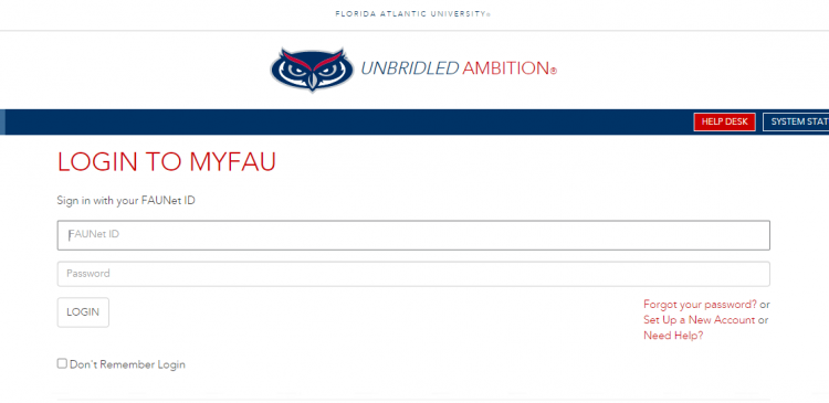 My FAU EDU Login