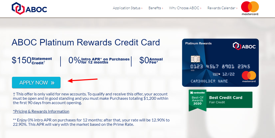 ABOC Mastercard Apply