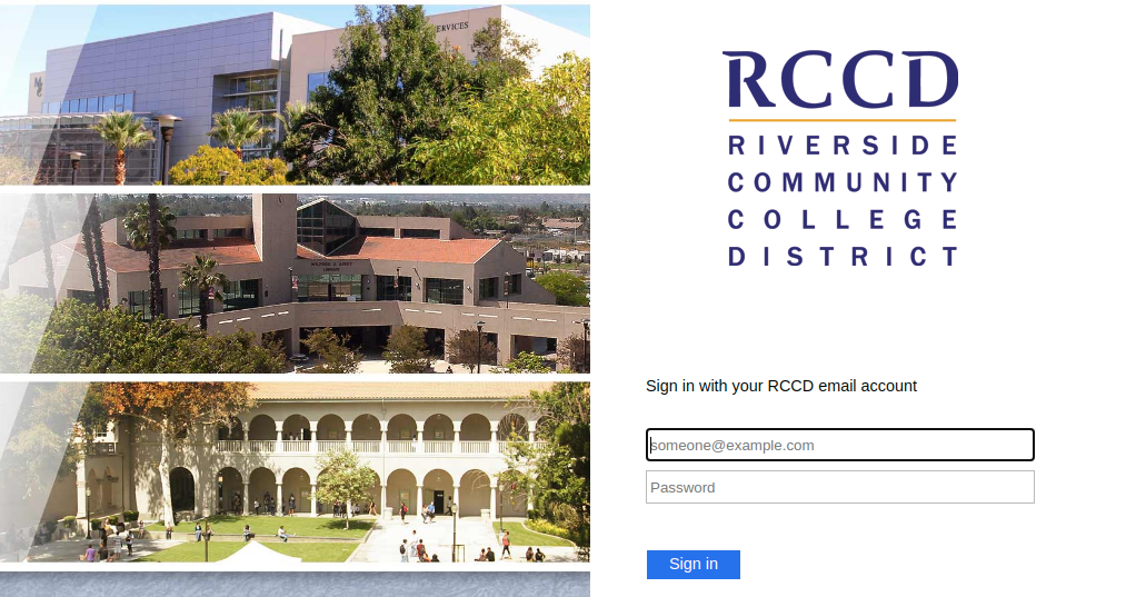 RCCD Login