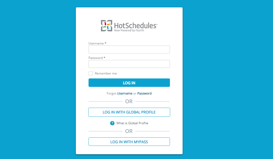 HotSchedules-Login