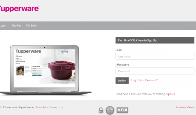 Log in to My Tupperware Account