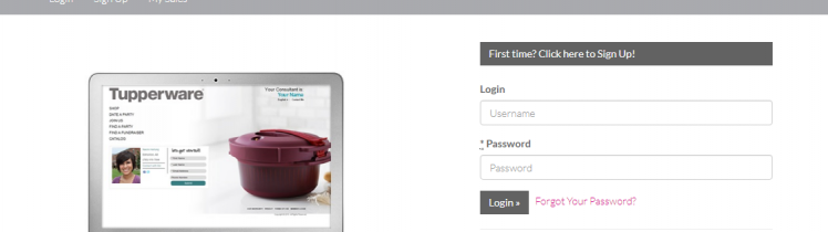 Log in to My Tupperware Account