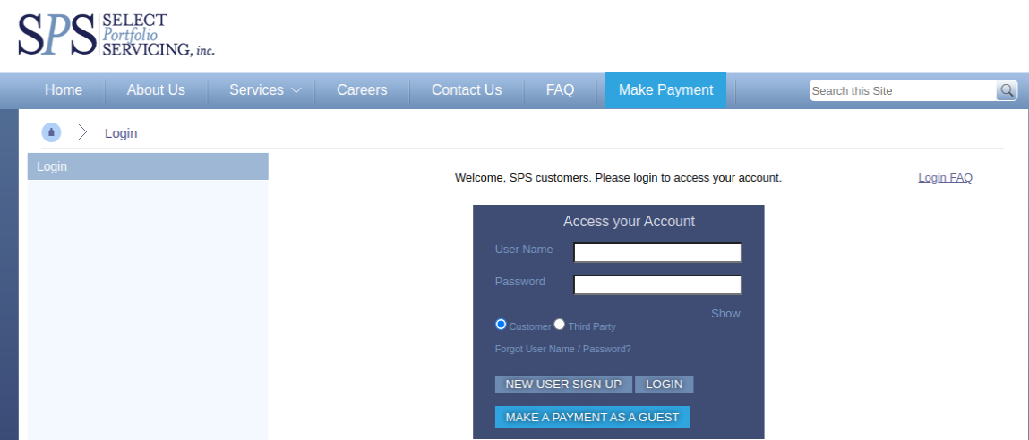 Portfolio Login