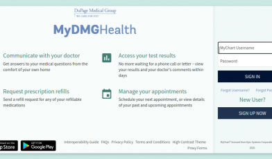 DMG MyChart Login