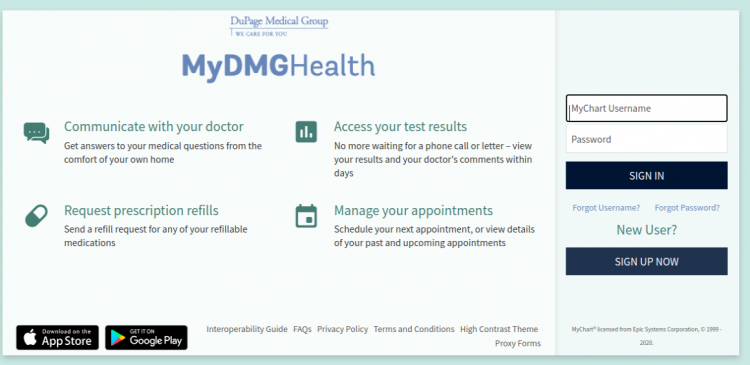 DMG MyChart Login