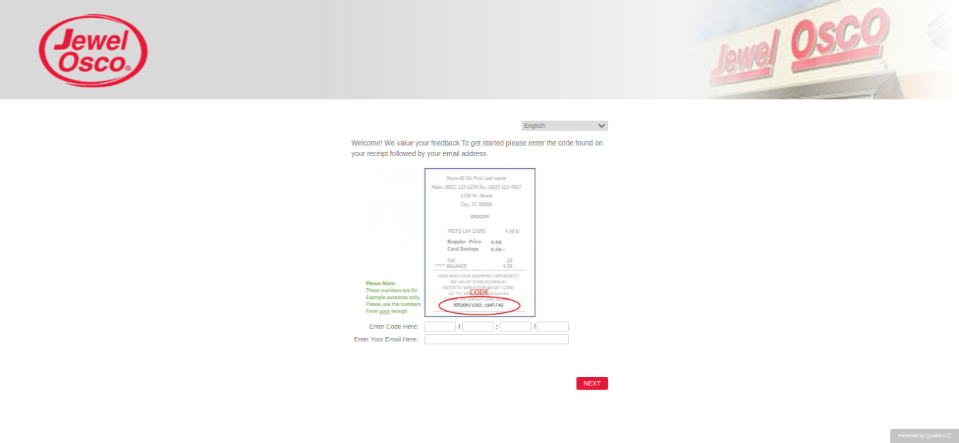 Jewel Osco survey