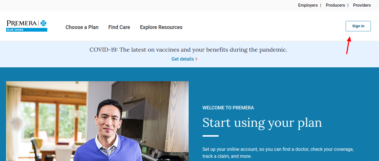 premera blue cross login