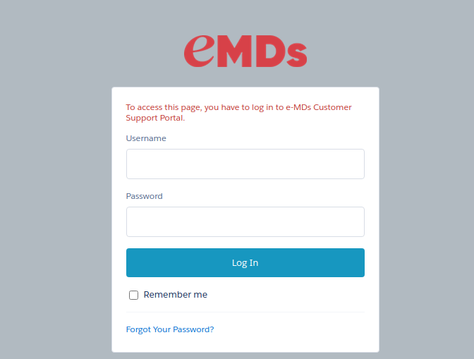 emds support login