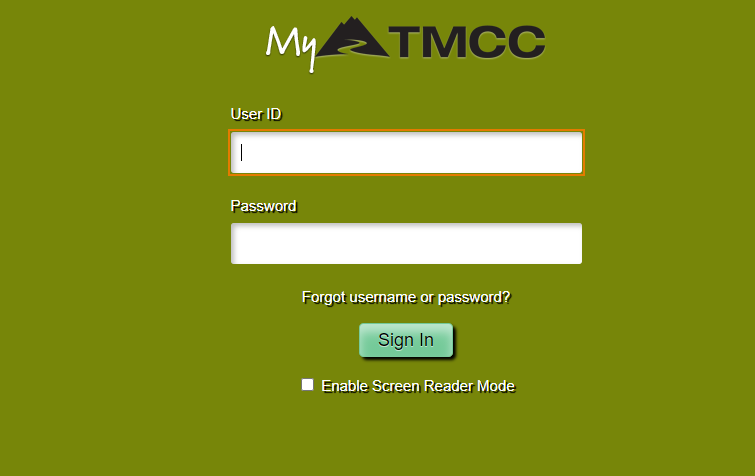 my tmcc login