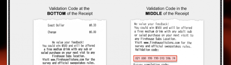 firehouse subs survey