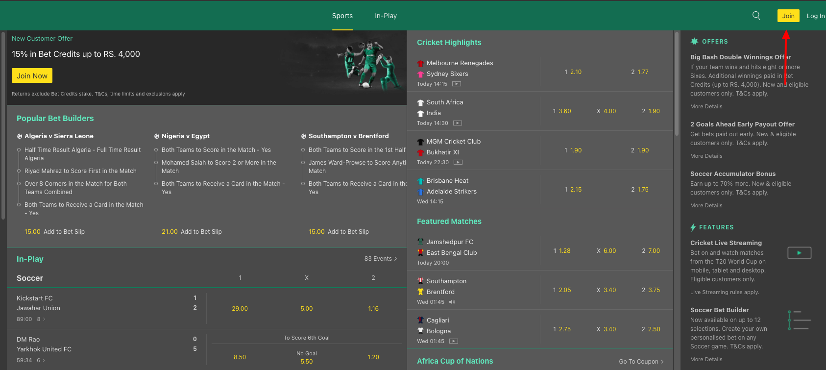 bet365 join