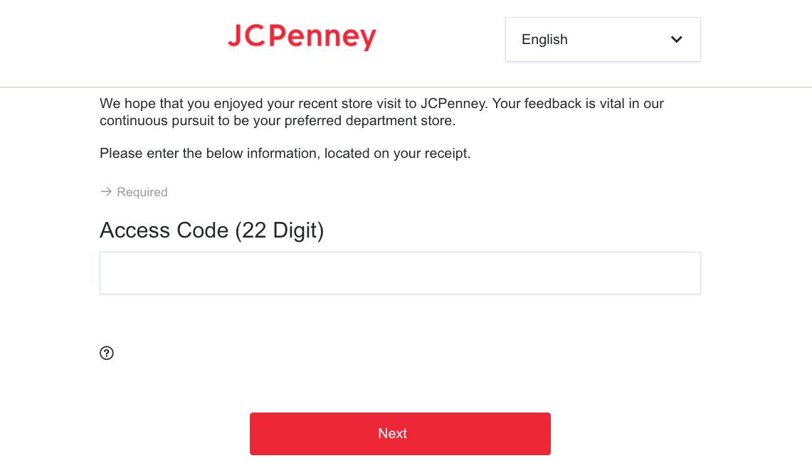 jcpenney survey
