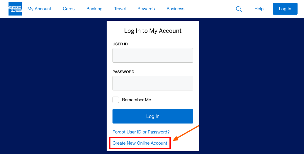 american express platinum reserve credit card create account