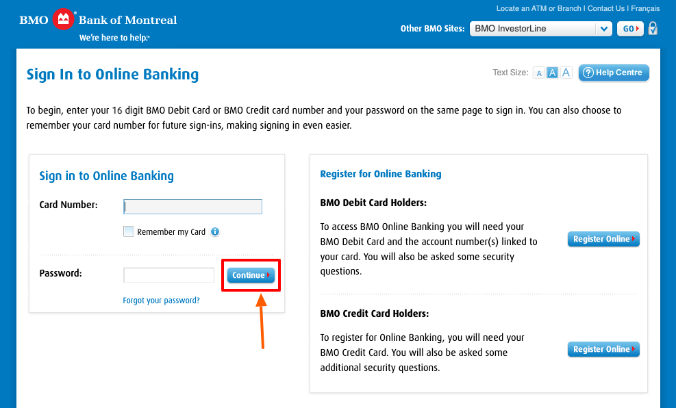 bmo mastercard login