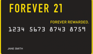 forever 21 credit card