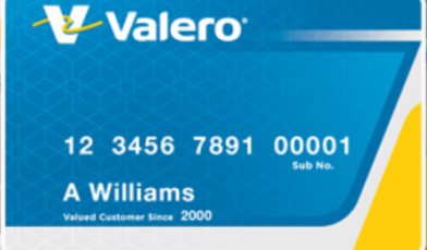 valero credit card