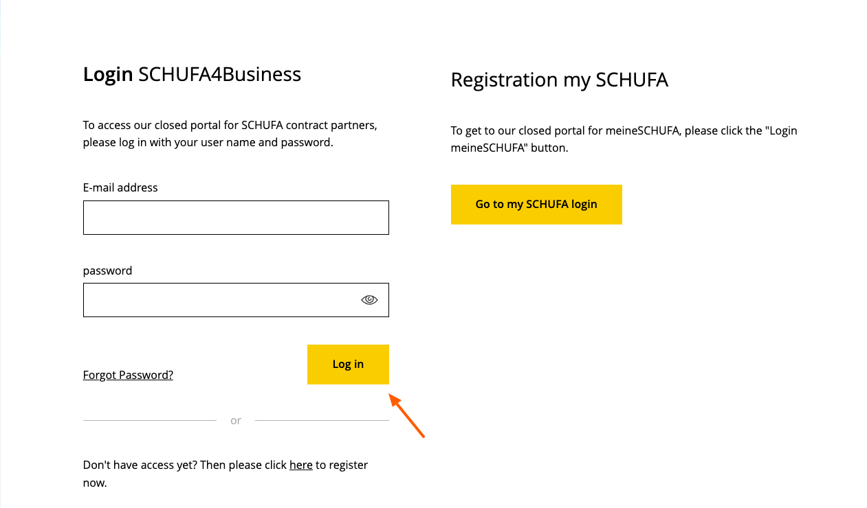 schufa login