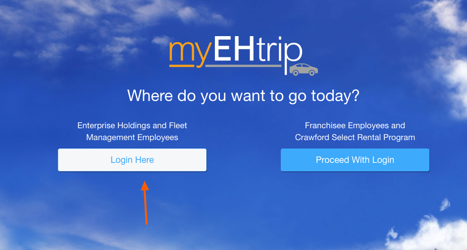 myehtrip login page