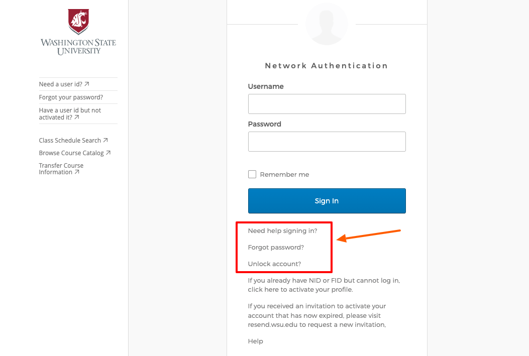 mywsu forgot password