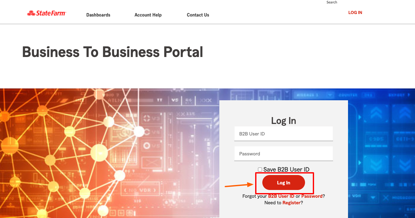 state farm b2b login