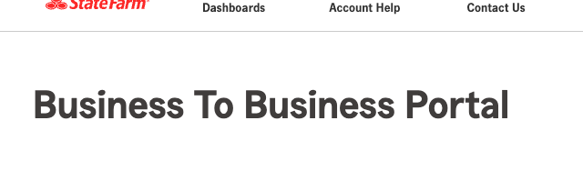state farm b2b portal