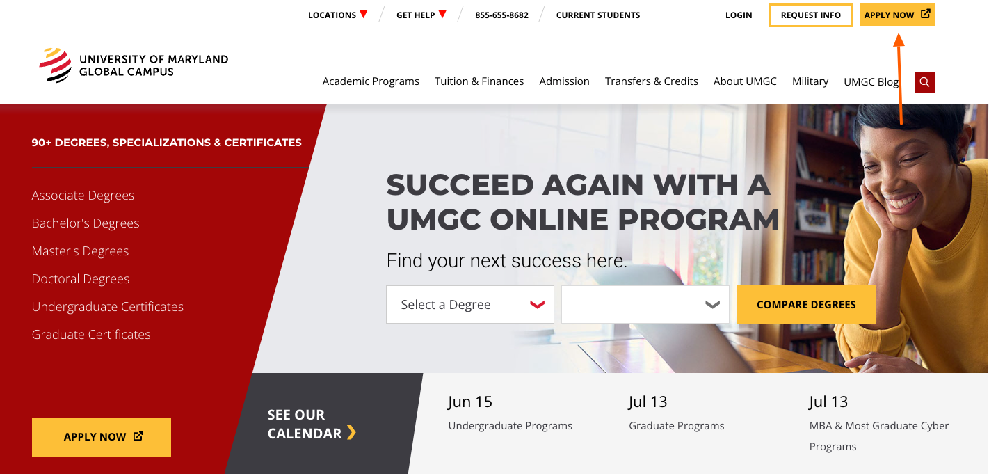 umgc application