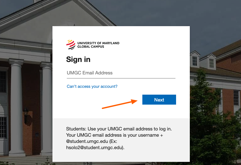 umgc login