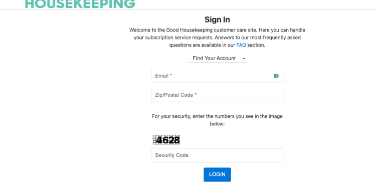 good housekeeping magazine login tips